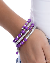 Load image into Gallery viewer, The Rite of Color Purple Coil Bracelet