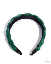 Load image into Gallery viewer, Beaded Boarding School Green Head Band