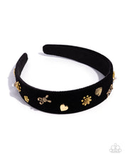 Load image into Gallery viewer, Charming Convocation Black Head Band