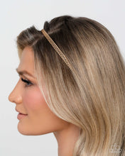 Load image into Gallery viewer, Braided Behavior Gold HeadBand