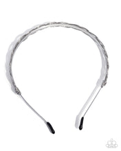 Load image into Gallery viewer, Braided Boarding School Silver Headband
