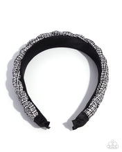 Load image into Gallery viewer, Braided Bombshell Black Head Band