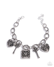 Load image into Gallery viewer, Flirty Filigree Silver Bracelet