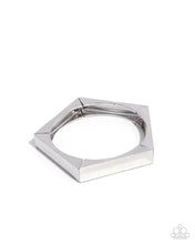 Load image into Gallery viewer, Pentagon Punk Silver Bracelet