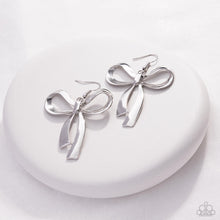 Load image into Gallery viewer, Captivating Coquette Silver Earrings