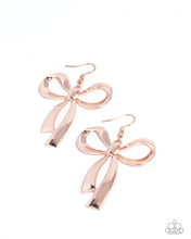 Load image into Gallery viewer, Captivating Coquette Rose Gold Earrings