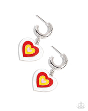 Load image into Gallery viewer, Loveable Leisure White Hoop Earrings