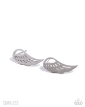 Load image into Gallery viewer, Angelic Advance Silver Post Earrings