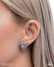 Load image into Gallery viewer, Reflective Romance Silver Post Earrings