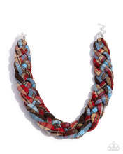 Load image into Gallery viewer, Fine Flannel Brown Necklace