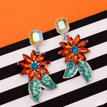 Load image into Gallery viewer, Momentous Majesty Orange Earrings