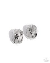 Load image into Gallery viewer, Official Overlay Silver Post Earrings