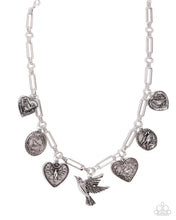 Load image into Gallery viewer, Sparrow Social Silver Necklace