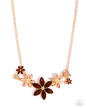 Load image into Gallery viewer, Bewildering Bouquet Brown Necklace