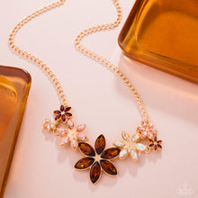 Load image into Gallery viewer, Bewildering Bouquet Brown Necklace