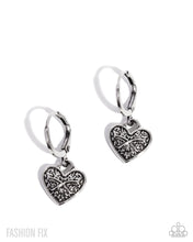 Load image into Gallery viewer, Enduring Effort Silver Hinged Hoop Earrings
