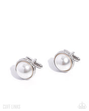 Load image into Gallery viewer, Posh Presentation White Cuff Links