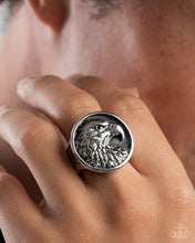 Load image into Gallery viewer, Eagle Edge Silver Men’s Ring