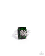 Load image into Gallery viewer, St. Patricks Shimmer Green Skinny Band Ring