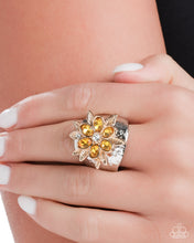 Load image into Gallery viewer, Floral Fermata Yellow Ring