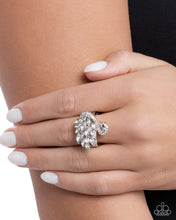 Load image into Gallery viewer, Sensational Swan White Skinny Band Ring