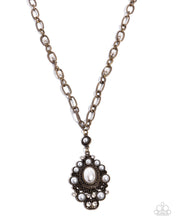 Load image into Gallery viewer, Vintage Selfie Brass Necklace