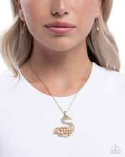 Load image into Gallery viewer, Swan Shimmer Gold Necklace