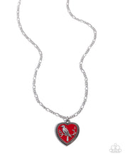 Load image into Gallery viewer, Songbird Sweetheart Red Necklace