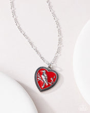 Load image into Gallery viewer, Songbird Sweetheart Red Necklace