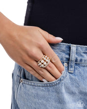 Load image into Gallery viewer, Glossy Gallery Gold Ring