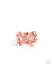 Load image into Gallery viewer, Gathered Glam Copper Ring