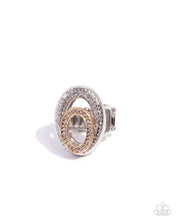 Load image into Gallery viewer, Optical Overlay Silver Ring
