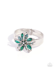 Load image into Gallery viewer, Encased Elite Green Hinged Bracelet