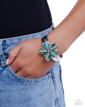 Load image into Gallery viewer, Encased Elite Green Hinged Bracelet