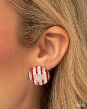 Load image into Gallery viewer, Smitten Stripes Multi Post Earrings