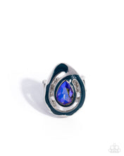 Load image into Gallery viewer, Theoretical Teardrop Blue Ring