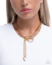 Load image into Gallery viewer, Bold Buckle Gold Necklace