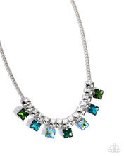 Load image into Gallery viewer, Glimpse of Grunge Green Necklace