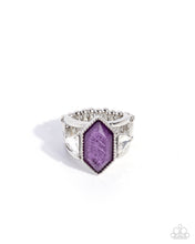Load image into Gallery viewer, Dominant Diamond Purple Ring