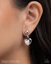 Load image into Gallery viewer, Flirty Finale Silver Jacket Earrings
