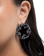 Load image into Gallery viewer, Stellar Saloon Black Earrings