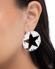 Load image into Gallery viewer, Stellar Saloon Silver Earrings