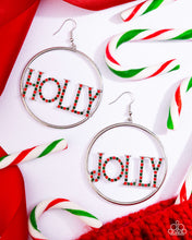 Load image into Gallery viewer, Holly Jolly Multi Red/Green Earrings