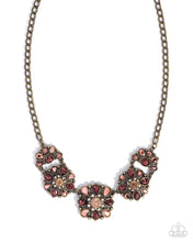 Load image into Gallery viewer, Woodland Waltz Brass Necklace