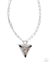 Load image into Gallery viewer, Triangular Trailblazer Black Necklace