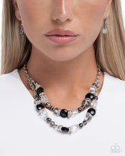 Load image into Gallery viewer, Valiant Victorian Black Necklace