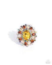 Load image into Gallery viewer, Petaled Persistence Brown Ring