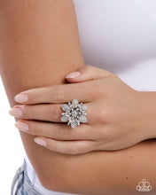 Load image into Gallery viewer, Petaled Premonition White Ring