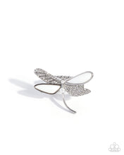Load image into Gallery viewer, Dragonfly Drama White Ring
