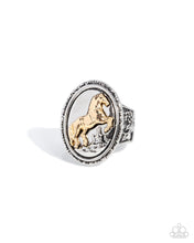Load image into Gallery viewer, Shiny Stallion Silver Men’s Ring